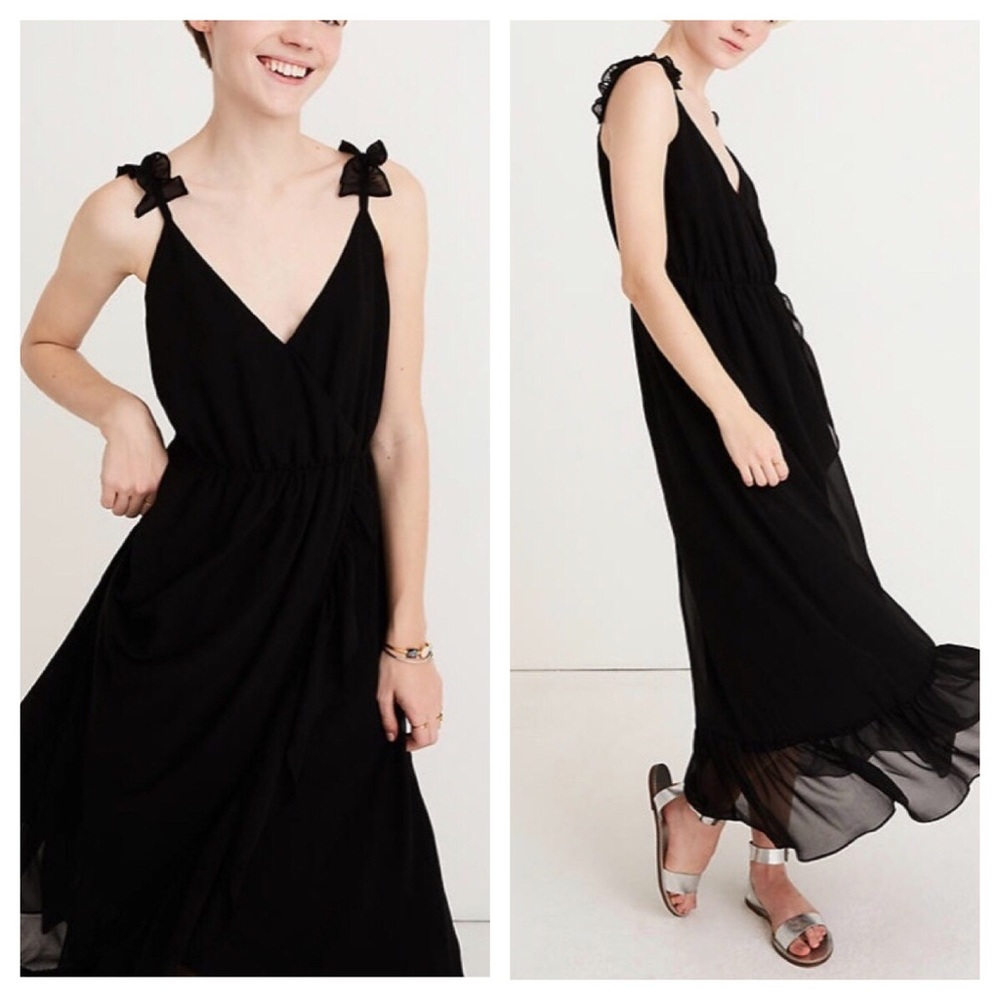 Madewell Black Maxi Dress